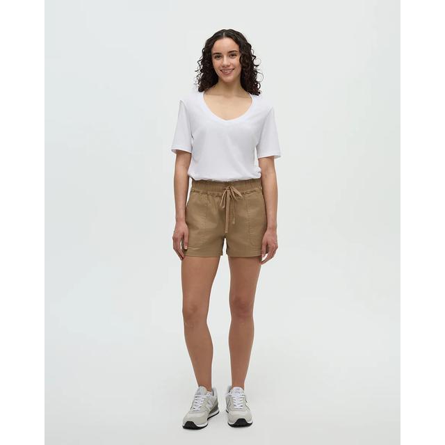 Tentree Hemp Stretch Instow Short Khaki