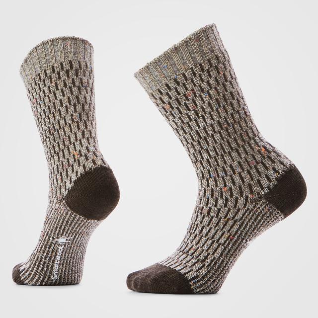 Smartwool Unisex Everyday Cozy Digi-tick Crew Socks Taupe/Natural Marl