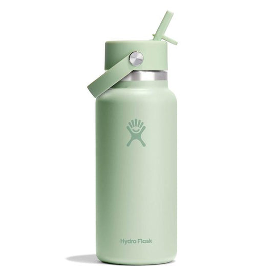 Hydro Flask 32 Oz Wide Mouth With Flex Straw Cap - Aloe
