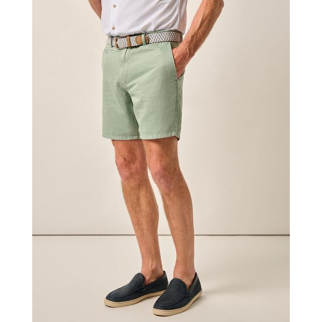 Mens Melrose Cotton Linen Shorts Johnnie-o