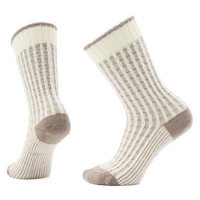 Smartwool Everyday Cozy Waffle Press Crew Socks Natural