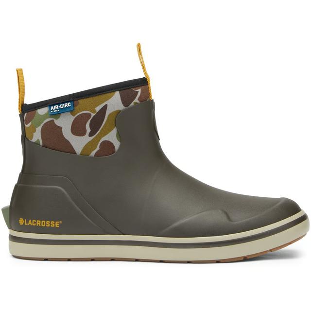 Lacrosse Alpha Deck Boot 6" Black Olive/camo