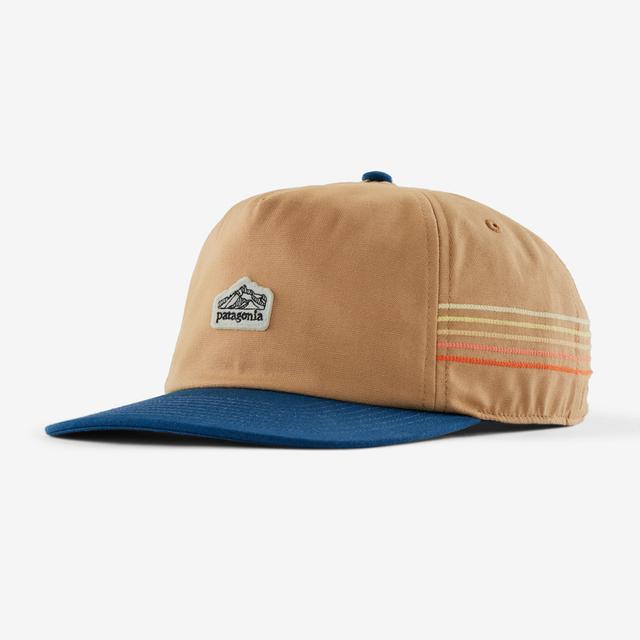 Patagonia Line Logo Ridge Stripe Funfarer Cap GRBN