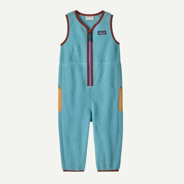 Patagonia Baby Shearling Overalls Snowmelt Blue