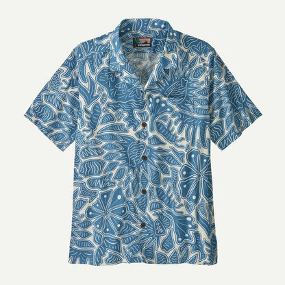 Patagonia Tidal Threads Camp Shirt Still Blue