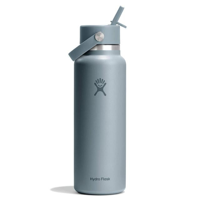 Hydro Flask 40 Oz Wide Mouth With Flex Straw Cap - Shale Gray