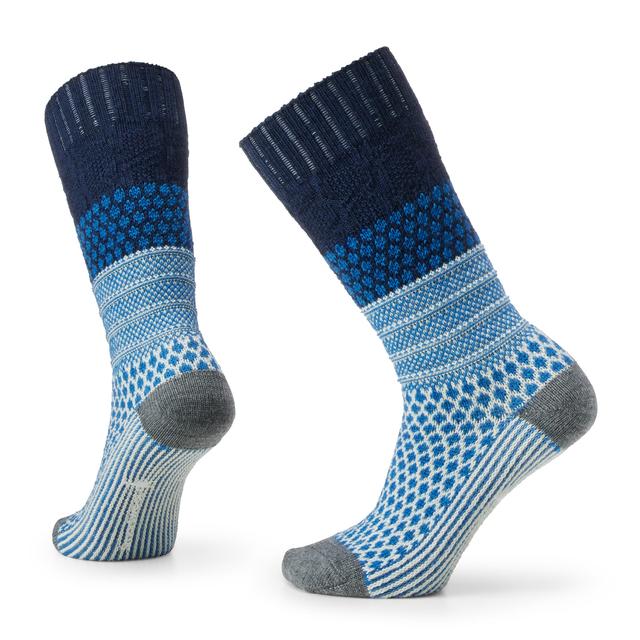 Smartwool Everyday Popcorn Cable Crew Socks Deep Navy