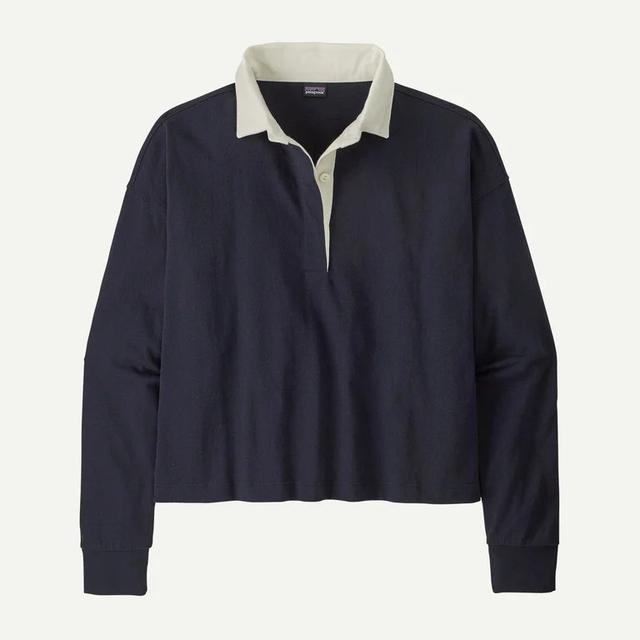 Patagonia Long Sleeved Rugby Shirt Sunken Blue
