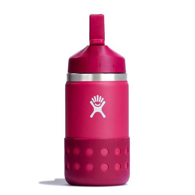 Hydroflask 12 Oz Wide Mouth Straw Lid And Boot PEONY