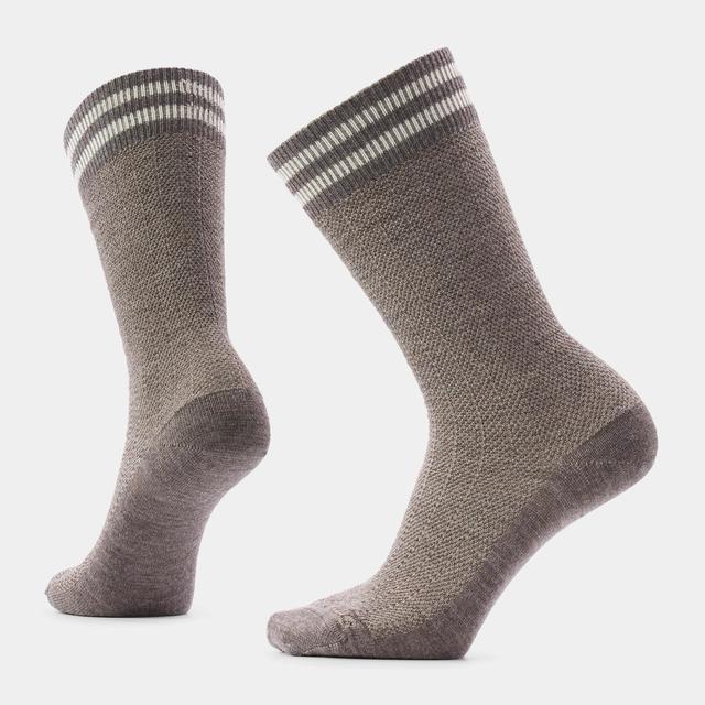 Smartwool Everyday Courtside Texture Tall Crew Socks Taupe