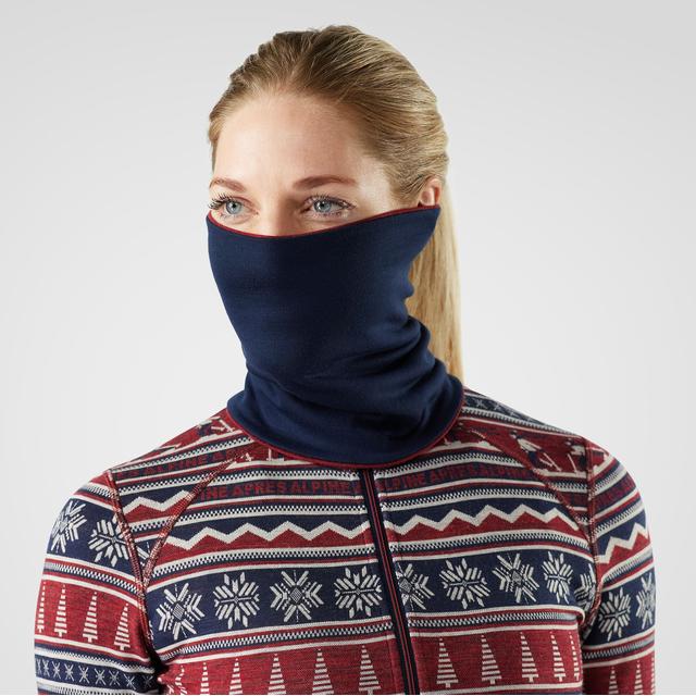 Smartwool Unisex Thermal Merino Reversible Neck Gaiter Currant/Deep Navy