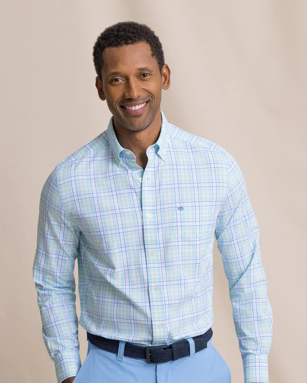 M LS CB Master Plaid Sportshirt