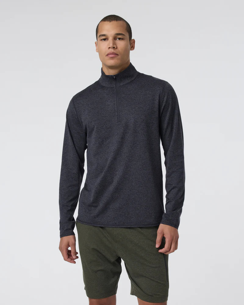 Mens Ponto 1/2 Zip Mock Neck