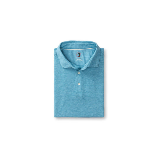 M SS SUMMERFORD PERFORMANCE PIQUE POLO - SOLID DUCKHEAD