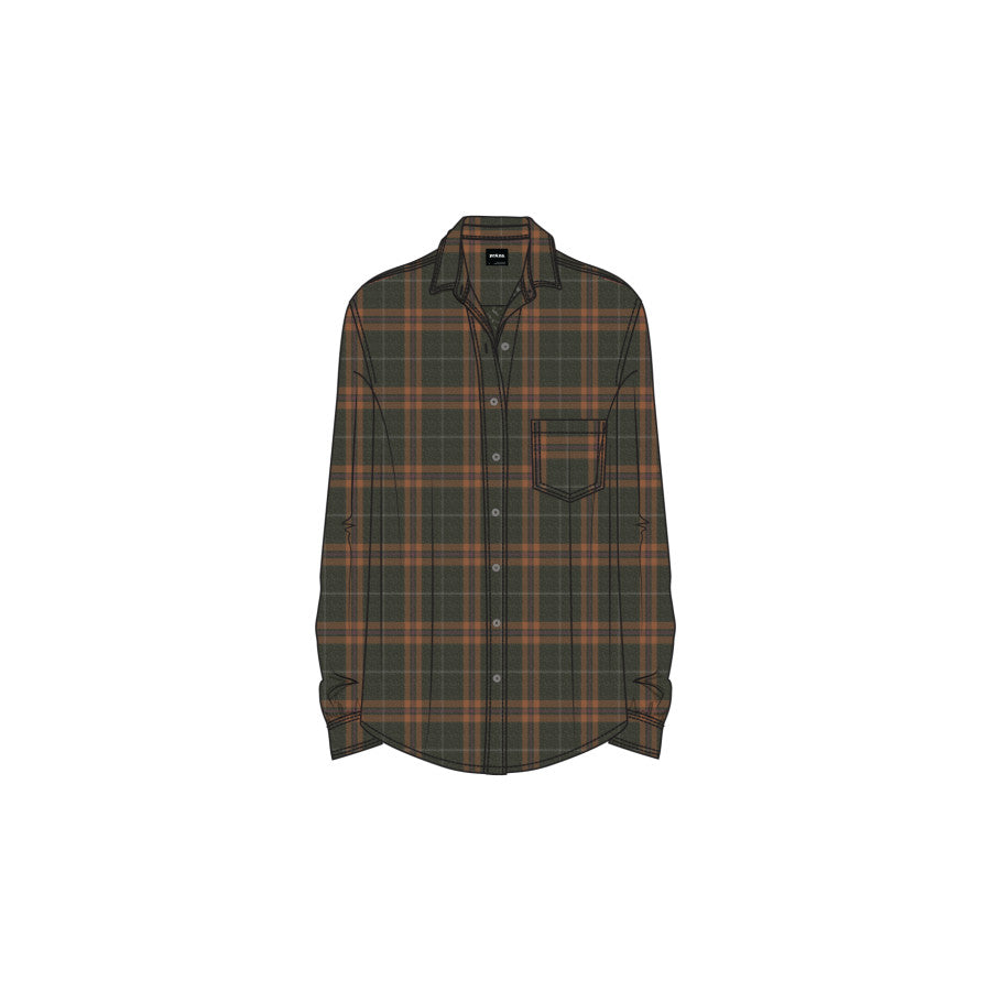 Prana Golden Canyon Flannel Nori