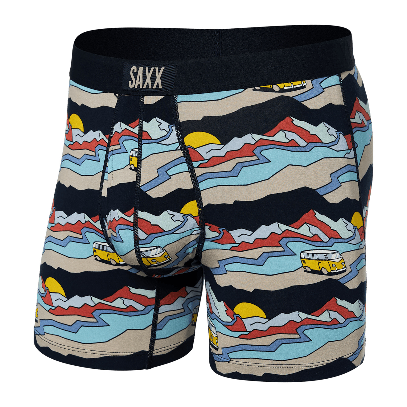 Saxx Ultra Super Soft Boxer Brief Fly STARS AND STRIPES- NAVY