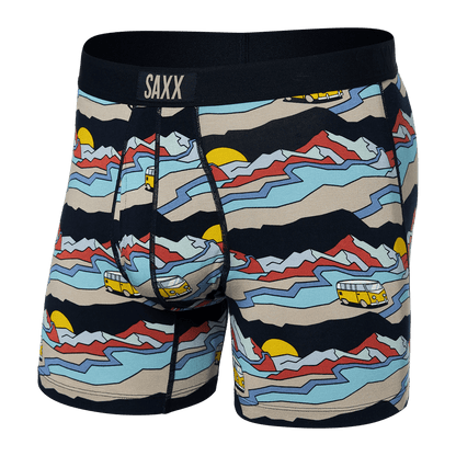 Saxx Ultra Super Soft Boxer Brief Fly STARS AND STRIPES- NAVY