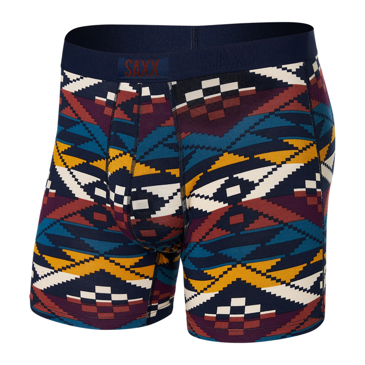 Saxx Vibe Super Soft Boxer Brief WINTER SKIES- NAVY