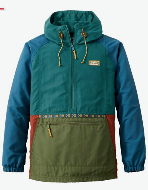 Mens Mountain Classic Anorak Multi Color Regular