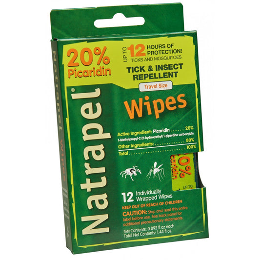 Liberty Mountain Natrapel Wipes 12 Pk