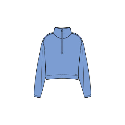 Prana Shea Half Zip Blue Vibes